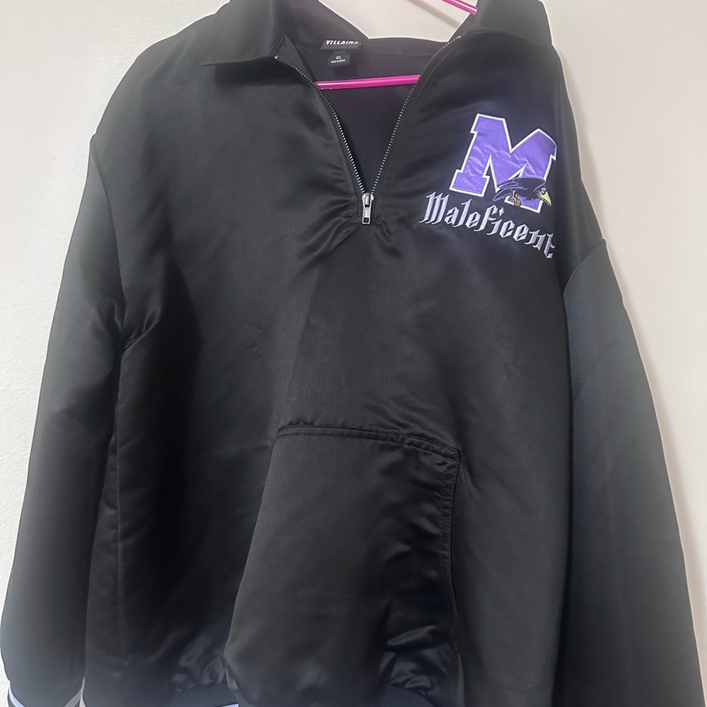Disney Black and Purple Maleficent Bomber Jacket